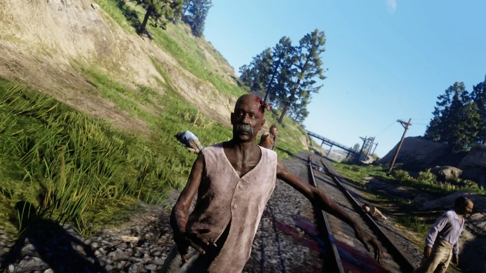 Could contain: sky, outdoor, mountain, hiking, plant, tree, clothing, grass, person